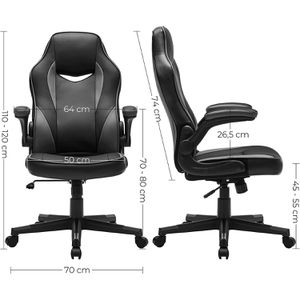Produktbild für Gaming-Stuhl Songmics OBG064B03