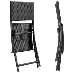 Produktbild für Klappstuhl CASARIA Rom, 108668, schwarz