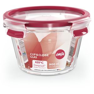 Produktbild für Frischhaltedose Emsa Clip&amp;Close N1040400, aus Glas