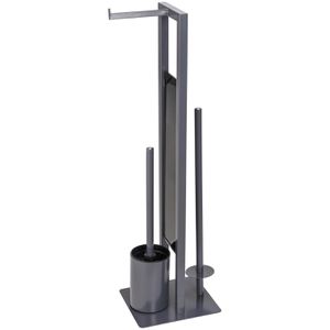 Produktbild für WC-Garnitur Wenko Rivalta, mit Ersatzrollenhalter