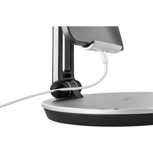 Produktbild für Tablet-Halterung Hama 125123, silber / schwarz, für Tisch