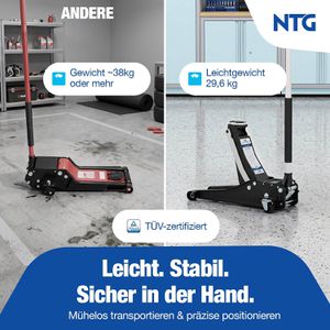 Produktbild für Rangierwagenheber NTG WGH.3292, extra flach
