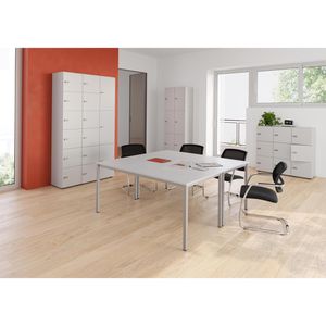 Produktbild für Schließfachschrank Hammerbacher 234L3, lichtgrau