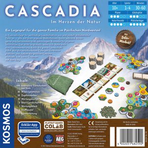 Produktbild für Brettspiel Kosmos Cascadia - Im Herzen der Natur