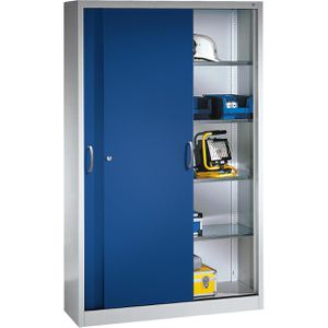 Produktbild für Werkzeugschrank CP-Möbel 2049-00, aus Metall, grau / blau