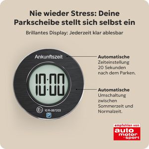 Produktbild für Parkscheibe Needit ParkOne, elektronisch