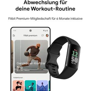 Produktbild für Fitness-Tracker Fitbit Charge 6 obsidian schwarz