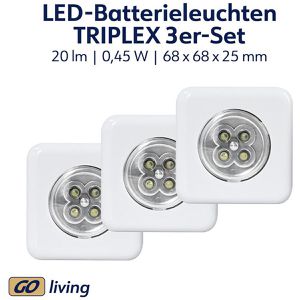 Produktbild für LED-Unterbauleuchte Müller-Licht Triplex, tageslichtweiß