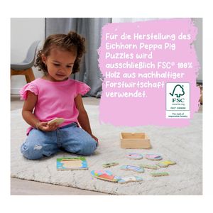 Produktbild für Motorikspielzeug Eichhorn Peppa Pig Umziehpuzzle