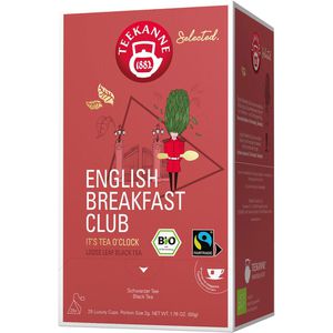 Produktbild für Tee Teekanne Luxury Cup English Breakfast Club, fairtrade, BIO