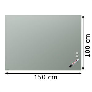 Produktbild für Glas-Magnettafel Legamaster 7-104063 Sage Green, 2 Magnete
