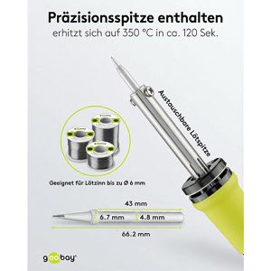 Produktbild für Lötkolben Goobay 51206