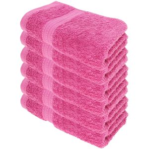 Handtuch Julie-Julsen Bio, pink, 50 x 100 cm