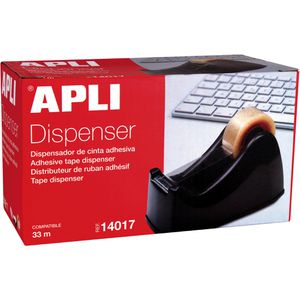 Produktbild für Klebebandabroller APLI 14017, schwarz