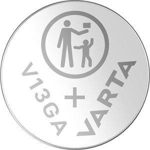 Produktbild für Knopfzelle Varta V13GA / LR44 / LR1154 / AG13