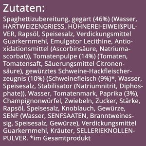Produktbild für Fertiggericht Du-darfst Spaghetti Bolognese
