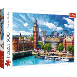 Trefl Puzzle 37329, Sonniger Tag in London, 500 Teile, ab 10 Jahre