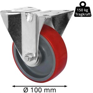 Produktbild für Schwerlastrolle CASCOO Serie N2U6, Bockrolle