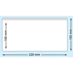 Produktbild für Kennzeichnungstasche Sprintis 220 x 105mm