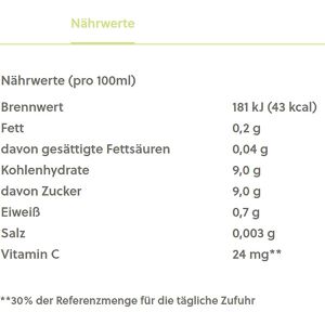 Produktbild für Saft albi milde Orange, ohne Zuckerzusatz