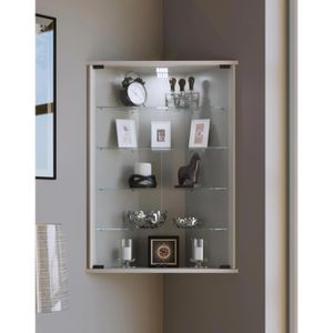 Produktbild für Glasvitrine VCM Eckvitrine Vecko, hängend
