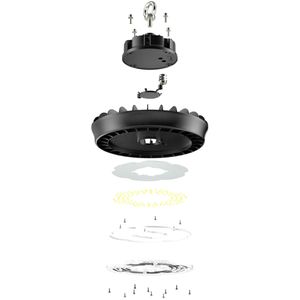 Produktbild für LED-Hallenstrahler Heitronic Larsen Highbay, 200 Watt