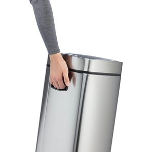 Produktbild für Mülleimer Durable 342323, No Touch, Sensor, silber