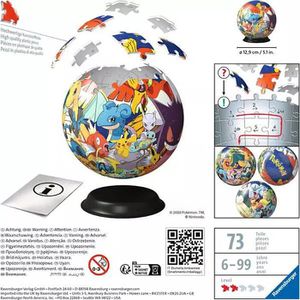 Produktbild für Puzzle Ravensburger 11785, Puzzle-Ball Pokemon