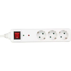 Produktbild für Steckdosenleiste InLine 16431Q, mit 1,5m Kabel