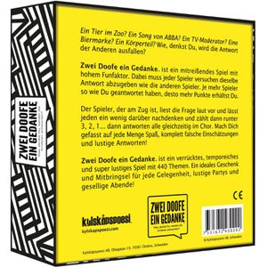 Produktbild für Kartenspiel Kylskapspoesi Zwei Doofe ein Gedanke