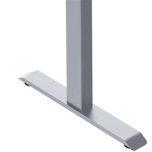 Produktbild für Schreibtischgestell LMG FYED-2-SV, silber, 4 Memoryspeicher
