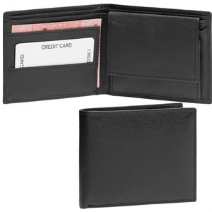 Portemonnaie Böttcher-AG Palermo, schwarz, aus Echt Leder