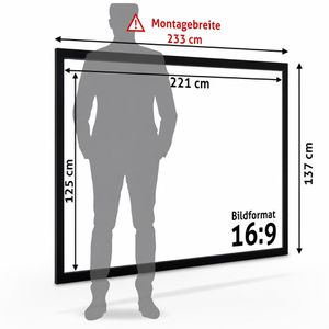 Produktbild für Beamer-Leinwand ESMART Professional MIRALE