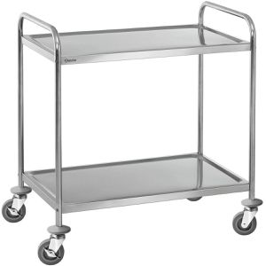 Servierwagen Bartscher TS200, A300062, silber, aus Edelstahl