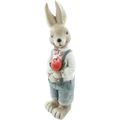 Osterdeko Frank-Flechtwaren Hase Kavalier Hasenfigur aus Fiberglas, 51 cm, für draußen