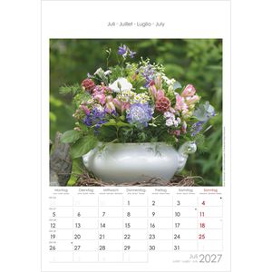 Produktbild für Bildkalender Alpha 104601, Blumen, Jahr 2027