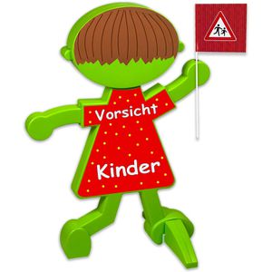 Produktbild für Warnaufsteller UvV 3D Lisa, grün