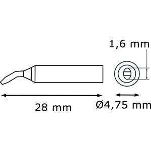 Produktbild für Lötspitze Weller T0054486499, XNT AX