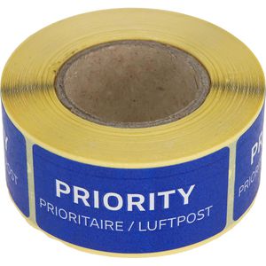 Hinweisetiketten DeutschePost Priority-Luftpost
