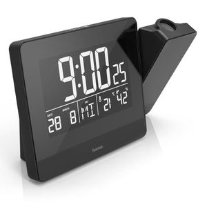 Produktbild für Wecker Hama 186332 Plus Charge schwarz, digital