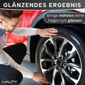 Produktbild für Felgenbürste IVALITY Mikrofaser Professionell