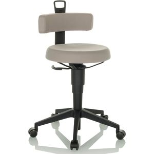 Produktbild für Drehhocker hJh-OFFICE TOP WORK FLEX, 925006