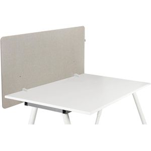 Produktbild für Tischtrennwand hJh-OFFICE 891019, taupe