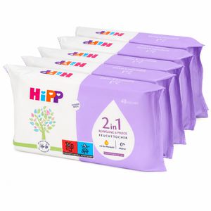 Feuchttücher HiPP 2in1 Reinigung & Pflege, 240 Tücher