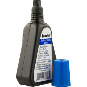 Produktbild für Stempelfarbe Trodat 7011, wasserbasiert, blau
