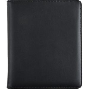 Produktbild für Schreibmappe Alassio 43004, Bormio, schwarz, Kunstleder