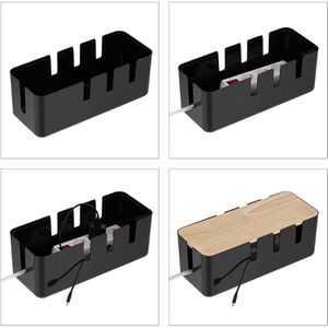 Produktbild für Kabelbox Relaxdays 10041602, aus Kunststoff