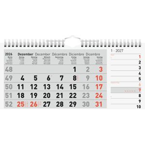 Produktbild für 3-Monatskalender Rido-Ide 7033330007, Kombi, mit Notizspalte