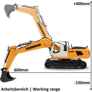 Produktbild für Baustellenfahrzeug JAMARA Liebherr R936 Bagger Destruction-Set
