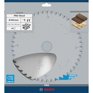 Produktbild für Kreissägeblatt Bosch PRO Wood, 2608640443